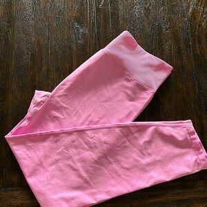 Pink stretch leggings